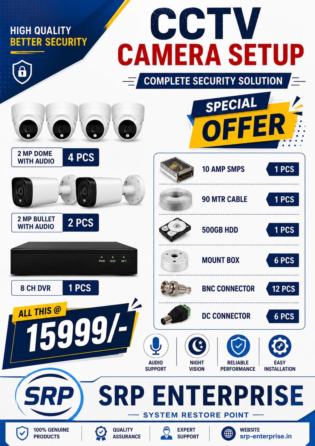 CCTV COMPLTE SETUP